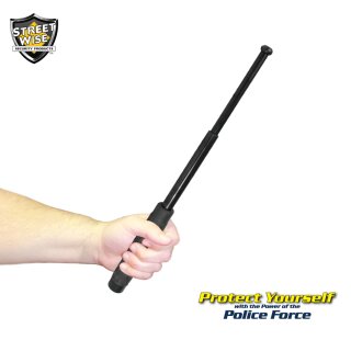 Police Force 16" Expandable Steel Baton