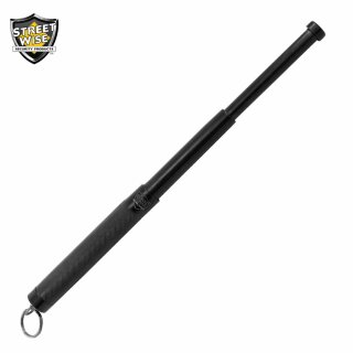 Police Force12&quot; Expandable Steel Baton w/ Key Ring